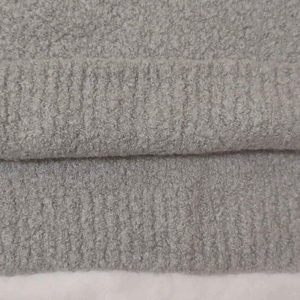 Saks Fifth Avenue Wool Sweater Mock Neck Sweater, Color Gray Size XL - Picture 6 of 12